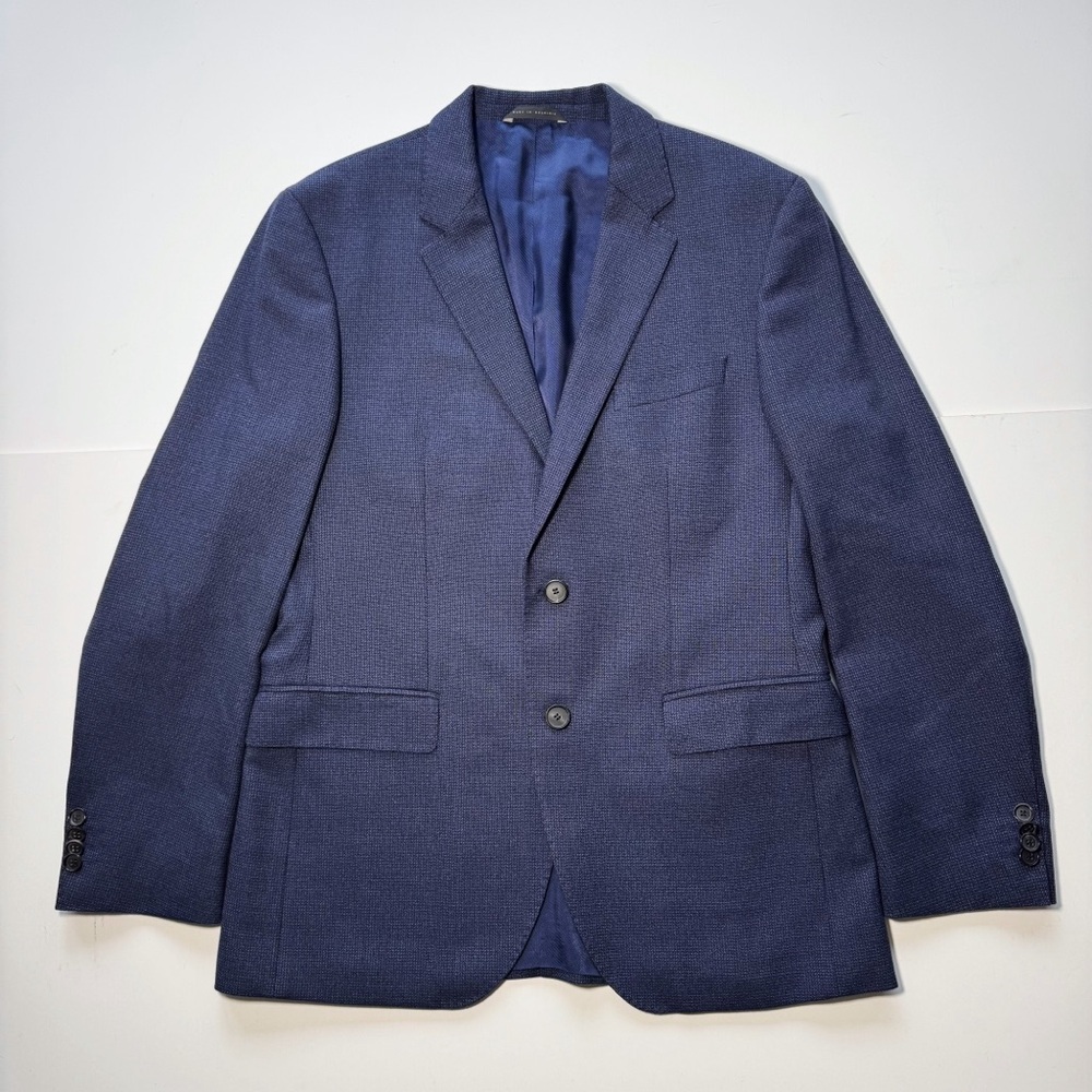 Hugo Boss REDA Super 100 Navy Wool Blazer